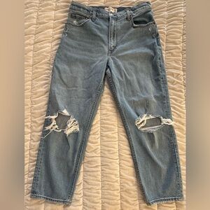 Abercrombie & Fitch The Mom High Rise Size 31 Short EUC